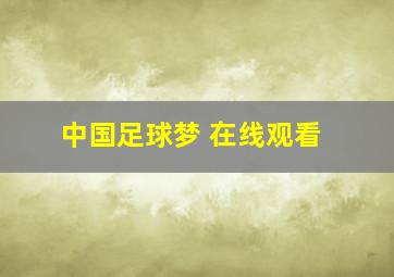 中国足球梦 在线观看